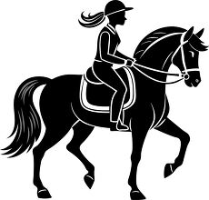 horse rider silhouette