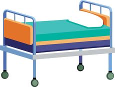 Hospital Bed Ready for Patient Use in Medical Facility