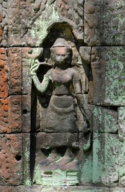 Intricate Carvings at Siem Reap Angkor Wat Cambodia