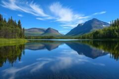 Reflections of Nature in a Serene National Park Landscape