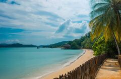 Relaxing Beach View in Langkawi With Clear Waters