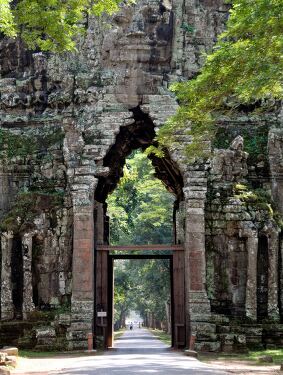 Stunning Entrance to Angkor Wat in Siem Reap Cambodia