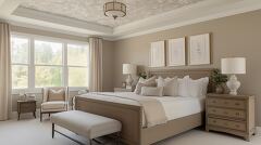 Stylish and Serene Bedroom in Neutral Tones