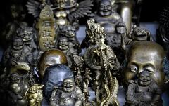 Unique bronze Buddha figurines available in Singapore market