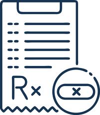 Prescription Icon With Medication Info