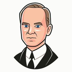 president calvin coolidge simple portrait