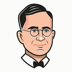 president harry s truman simple portrait