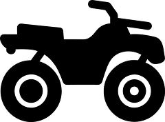 Silhouette of an All-Terrain Vehicle (ATV)