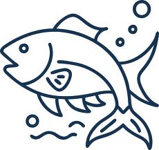 Simple Line Fish Design