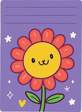 Smiling Flower Notepad