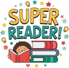 Super Reader Sticker Fun Reading Award