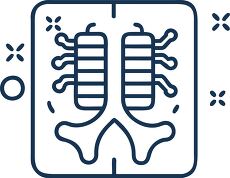 X Ray Icon for Respiratory Health