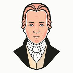 Zachary Taylor Clip Art Portrait