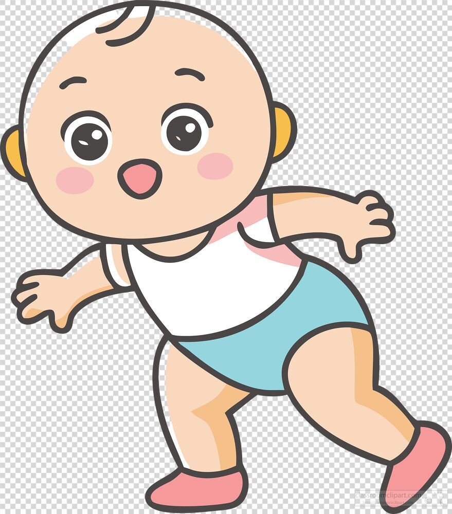 A cheerful baby wobbles and giggles while learning to walk for the first time. The childs enthusiasm radiates in a bright and playful atmosphere filled with exploration and growth.