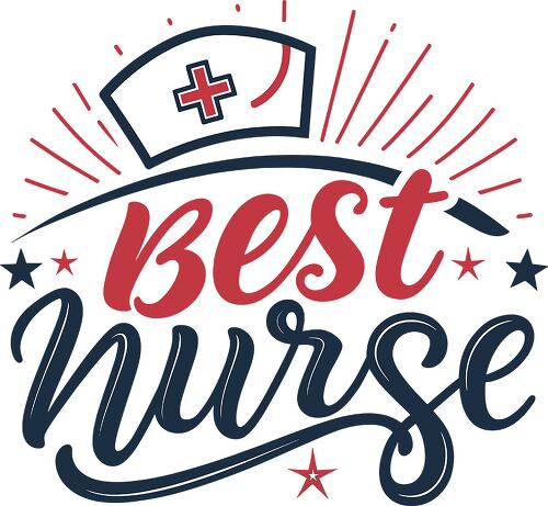 Creative design honors nurses with a fun and vibrant message