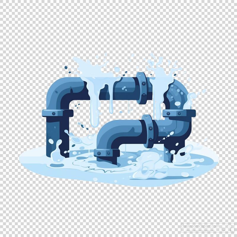 Frozen Pipes Cause Water to Burst and Flow Everywhere