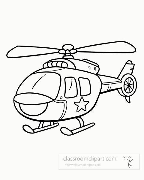 coloring a police helicopter in this fun activity printable