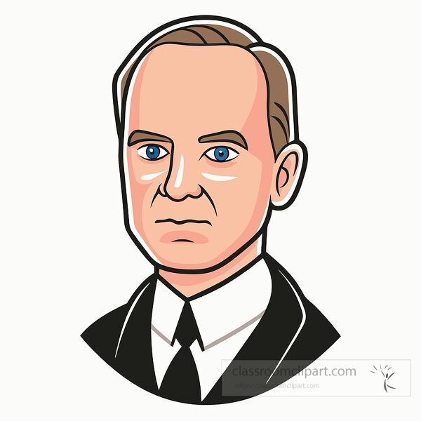 This artwork features a straightforward portrait of Calvin Coolidge.