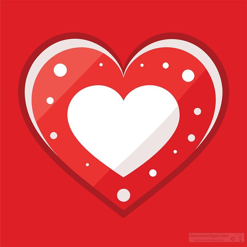 Vibrant Heart Design Illustration